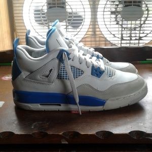 Military Blue Jordan 4s